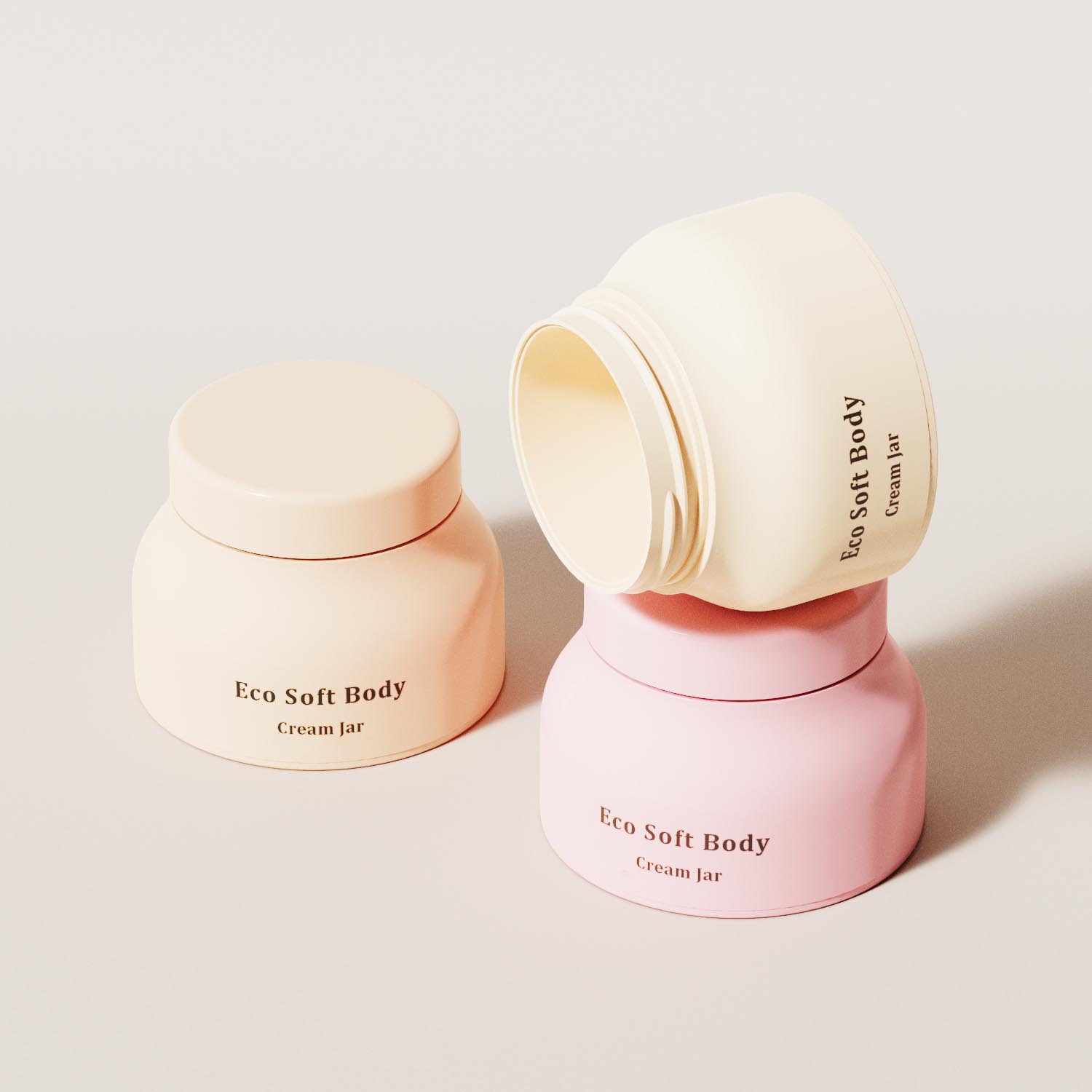 Eco Soft Body Cream Jar