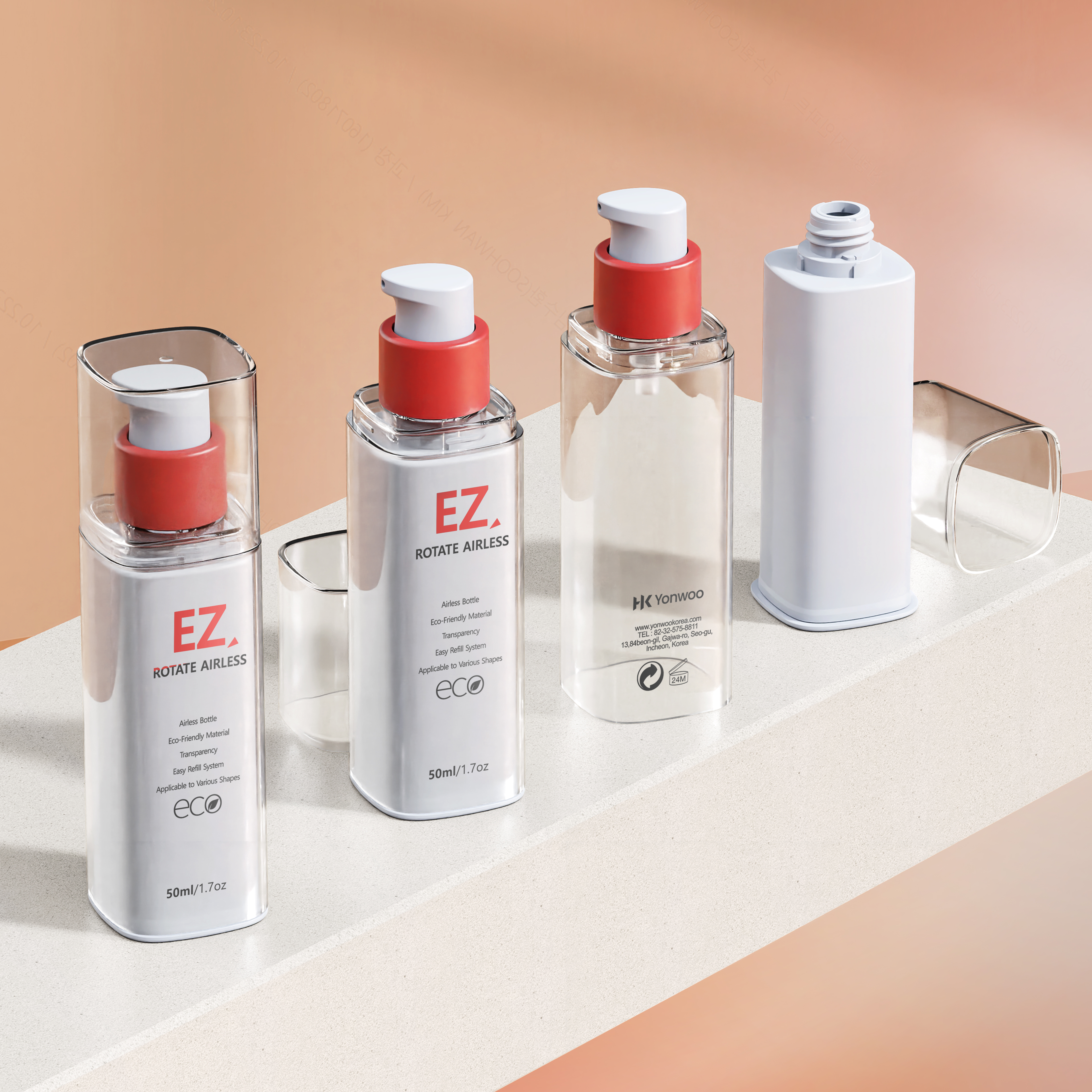 EZ Rotate Airless Square